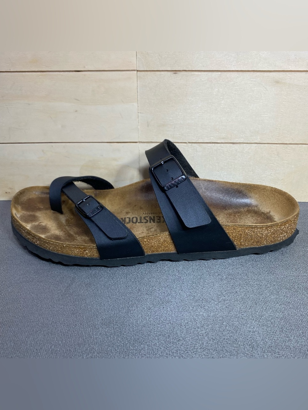 Birkenstock Mayari Sandals Black Women's Size 10 Shoes EU41 Birko-Flor - Picture 4 of 11